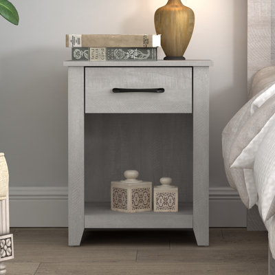 Walter 20.3" 1 Drawer Nightstand