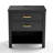 2 Drawers Solid Wood Nightstand With Storage, Open Shelf, 2 Power Outlets, 1 Usb Port, And 1 Type C Port-857297751