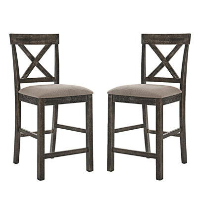 Chaises à hauteur de comptoir (ensemble de 2)