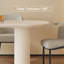 Ensemble de table de salle à manger 70,86 "rectangulaire blanc crème avec 8 chaises pour la cuisine, le bar et le salon-629389922-629389924