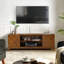 Meuble télé pour téléviseur de 78 po ou moins en bois manufacturé et l 72 po Isabele-744903400