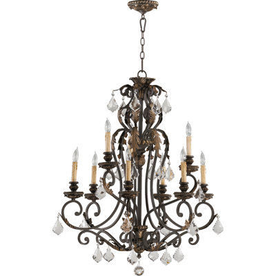 Lustre traditionnel / classique à 9 lumières de style bougie Araiz