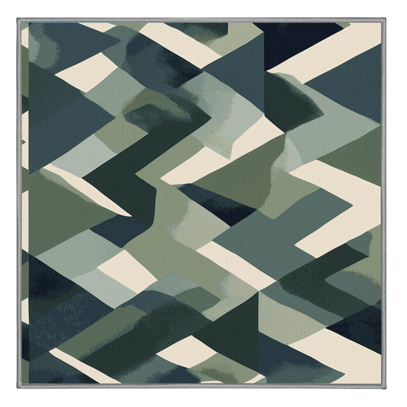 Velvet Drift Rug, Square 5'