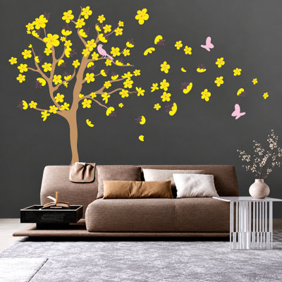 Plants & Flowers Non-Wall Damaging Wall Decal