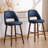 Ryden Upholstered Faux Leather Counter Stool with Wooden Legs-1451240639