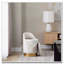 Tabouret de coiffeuse avec pivot - base en métal - couvercle de rangement amovible-2003489240