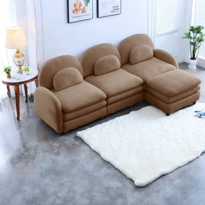 Canapé modulaire 3 places Cloud Comfort Teddy Cloud Comfort