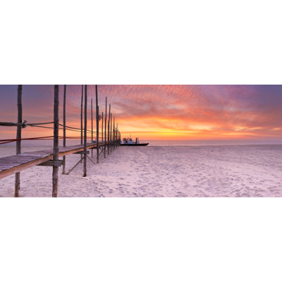 Coucher de soleil sur la plage