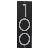 Floating 1-Line Wall Address Plaque