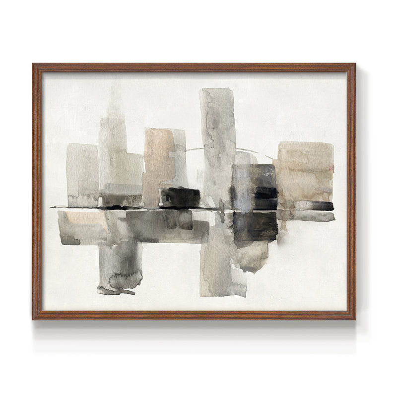 Urban Oasis I -Framed Print - Restickable, Walnut, 16" H x 20" W