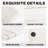 Guein Rectangle Natural Marble Tray-1926064346