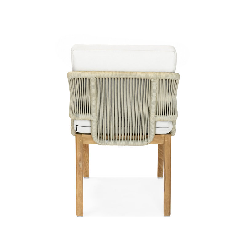 Amadora Dining Arm Chair- Natural, Natural