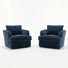 Alameda Velvet Upholstered Armchairs (Set Of 2)