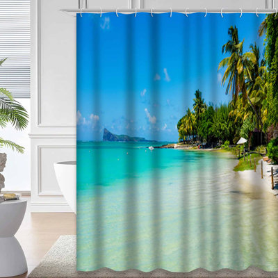 Rideau de douche incroyable avec 12 crochets
