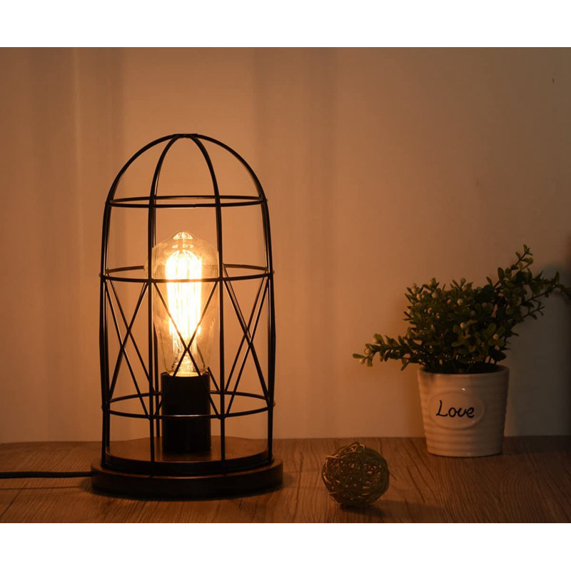 Lampe de table noire 11,4 po Lapria
