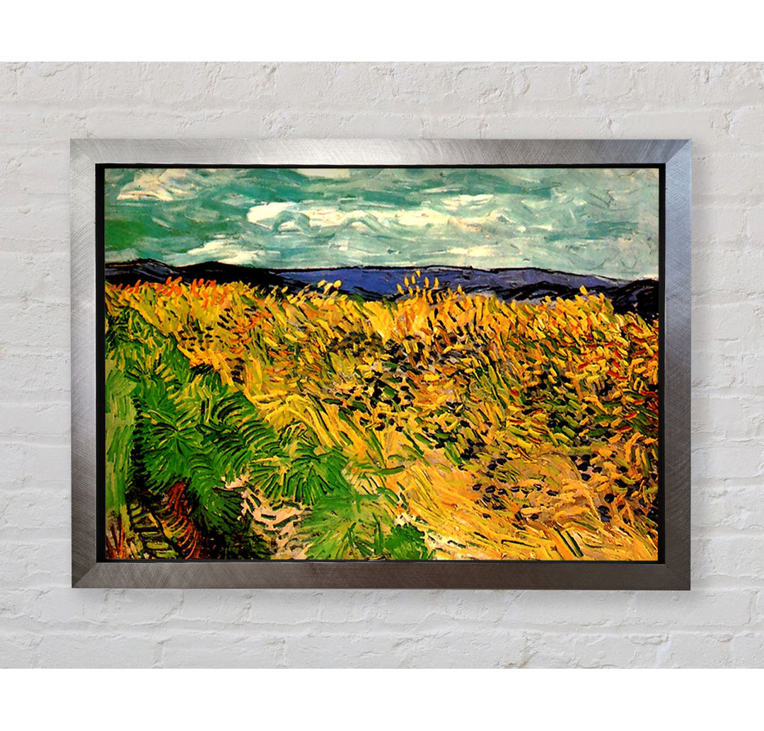 Van Gogh Weizenfeld mit Kornblumen - Druck