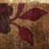 Tapis beige / brun / bourgogne à motif floral Rubith