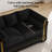 62" Modern Loveseat with Double-Layer Gold-Trim Arms-1647491132-1647401625