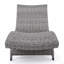 Chaise longue en osier Crete