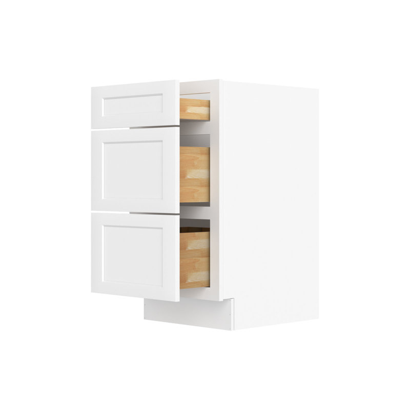 Armoire de salle de bain Furinno Shaker sans comptoir, prête à assembler, P 21 po x l 18 po x H 34,5 po, blanc