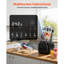 Mélangeur professionnel de 2 litres (68 oz) avec couvercle protecteur, 2200 W, 26000 tr/min, 6 programmes prédéfinis pour smoothies, autonettoyant, vitesse réglable, fonction glace pilée et purée, noir.-128768041