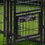 Small Dog House With Canopy - Black