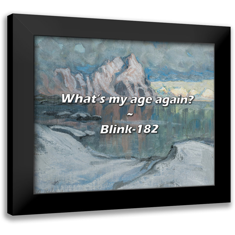 Blink-182 Citation: Quel est mon âge?