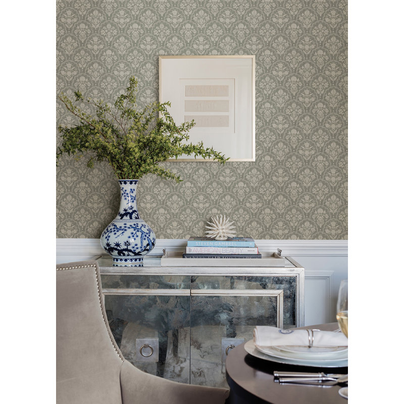 Frances Moss Fishscale Wallpaper, Green