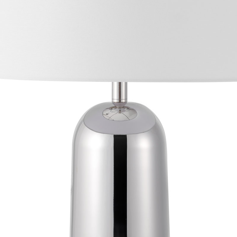 Lampe en travertin, Argent argent