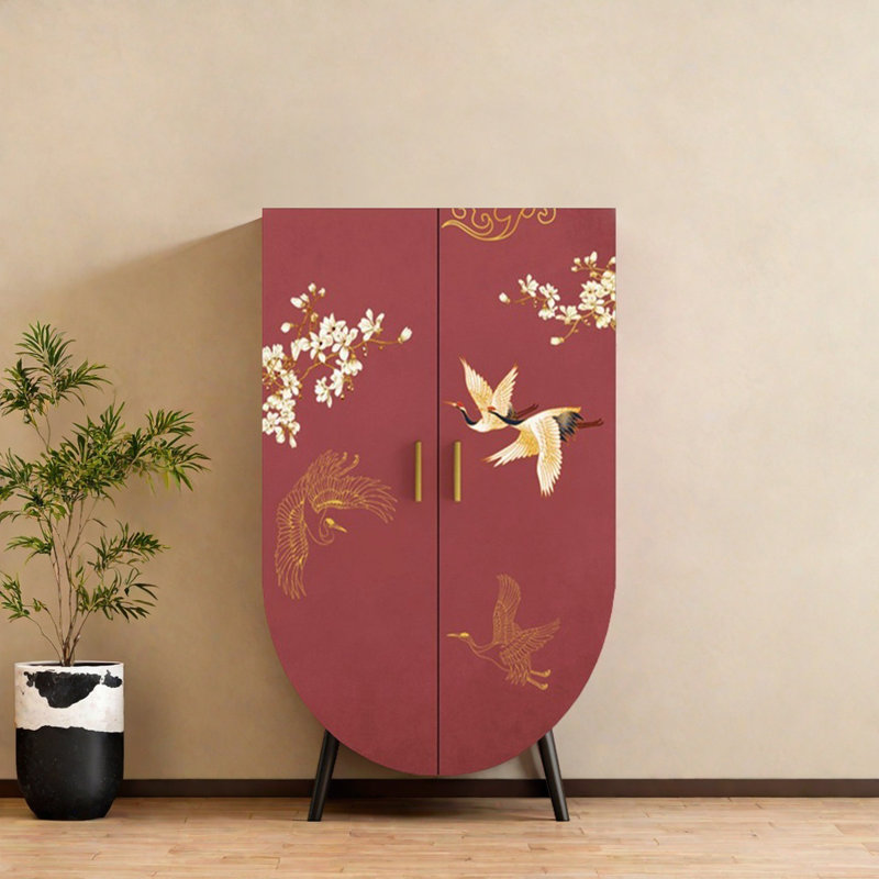 Garde-robe de style français pour chambre à coucher rétro