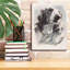 «Borzoi» par Barbara Keith, art mural sur toile