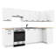 This kitchen wall cabinet is made of white-105005288