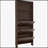 Narrow Shoe Organizer with 3 Flip Drawers and Top Storage, 78.75" Tall, Ideal for Entryways and Hallways - Walnut