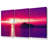 The Sun Across The Ocean Sky Canvas 3 Panel Set-2106168851