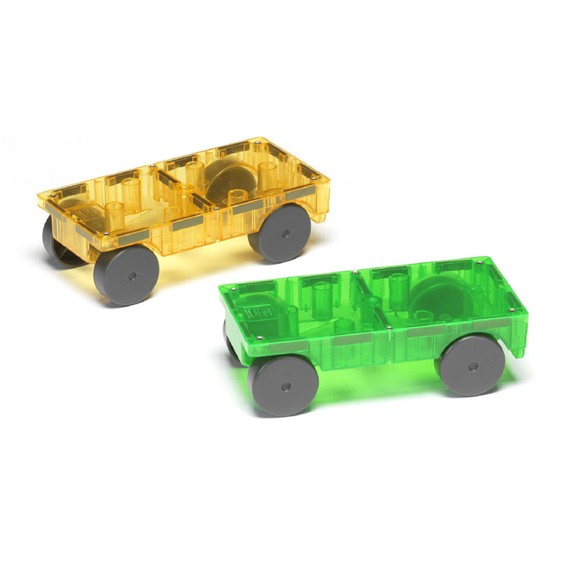Voitures - Vert et jaune