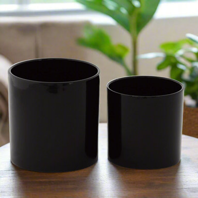 Ensemble de pots de fleurs en céramique Aziel
