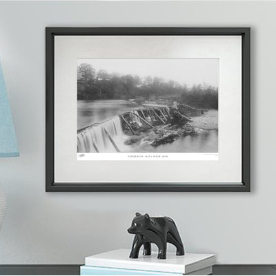 Sedbergh, Mill Weir 1890 - Single Picture Frame Print