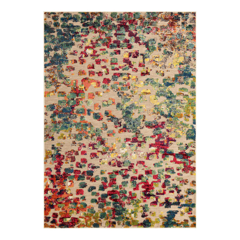 Wrought Studio Monica Marelda Indoor/Outdoor Area Rug, Rectangle 5'1" x 7'1"