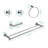 5 Piece Bathroom Towel Rack Set Wall Mount-115954450