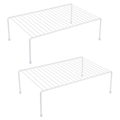 Cabinet Organizer Shelf (Set of 2)