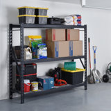 77'' W Steel Height -Adjustable Shelving Unit
