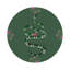Sous-verres ronds en cuir Thistle and Snake-119015197