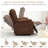 Upholstered Heated Massage Chair-660042207