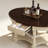 Vintage Oval Grainger with Drawer and Storage Shelf, Antique Cocktail Table in 45", French Country Accent Table for Living Room-1177353925-1177353946