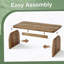 Table à thé de style moderne, table basse spacieuse, table d'ordinateur