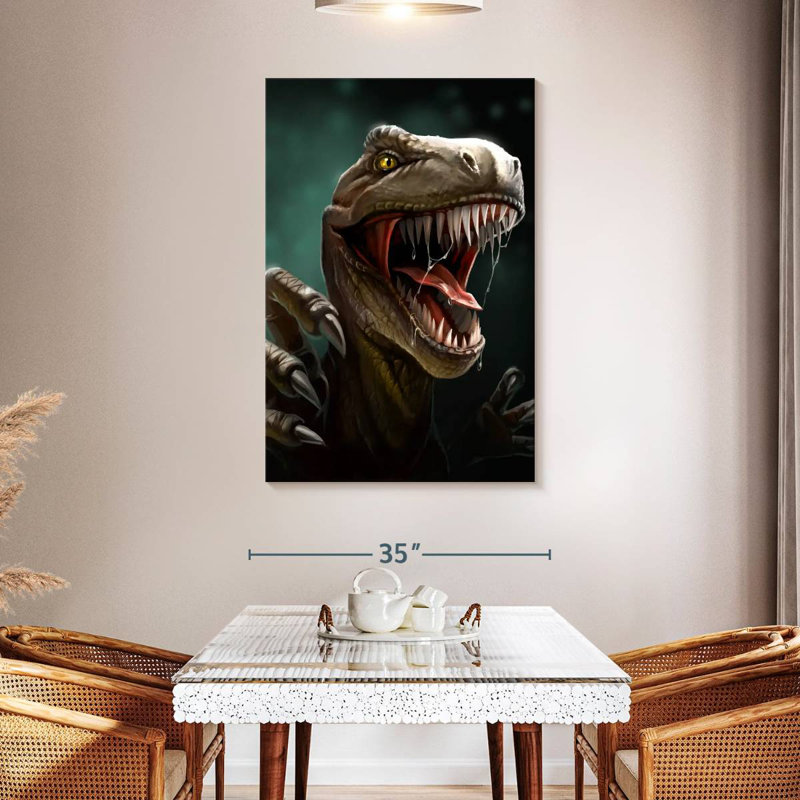 Brampt Vicious Dinosaur, 36" H x 24" W