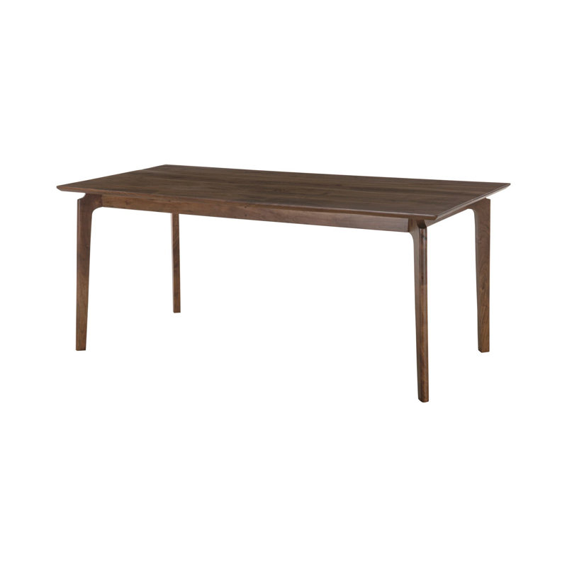 Genavie Solid Wood Dining Table, 30"H x 71"L x 35"W, Brown