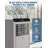 10,000 BTU 3-in-1 Portable Air Conditioner with Dehumidifier & Fan - Cooling Unit for Rooms up to 450 Sq Ft, Remote Control & 24H Timer, Grey & Black