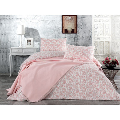 Ensemble de couvre-lit 100% coton 4 pièces Barna