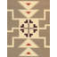 Tuscany Hand Knotted Wool Area Rug in Light Brown/Purple